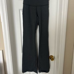 Flare Lululemon Leggings -Heather Gray